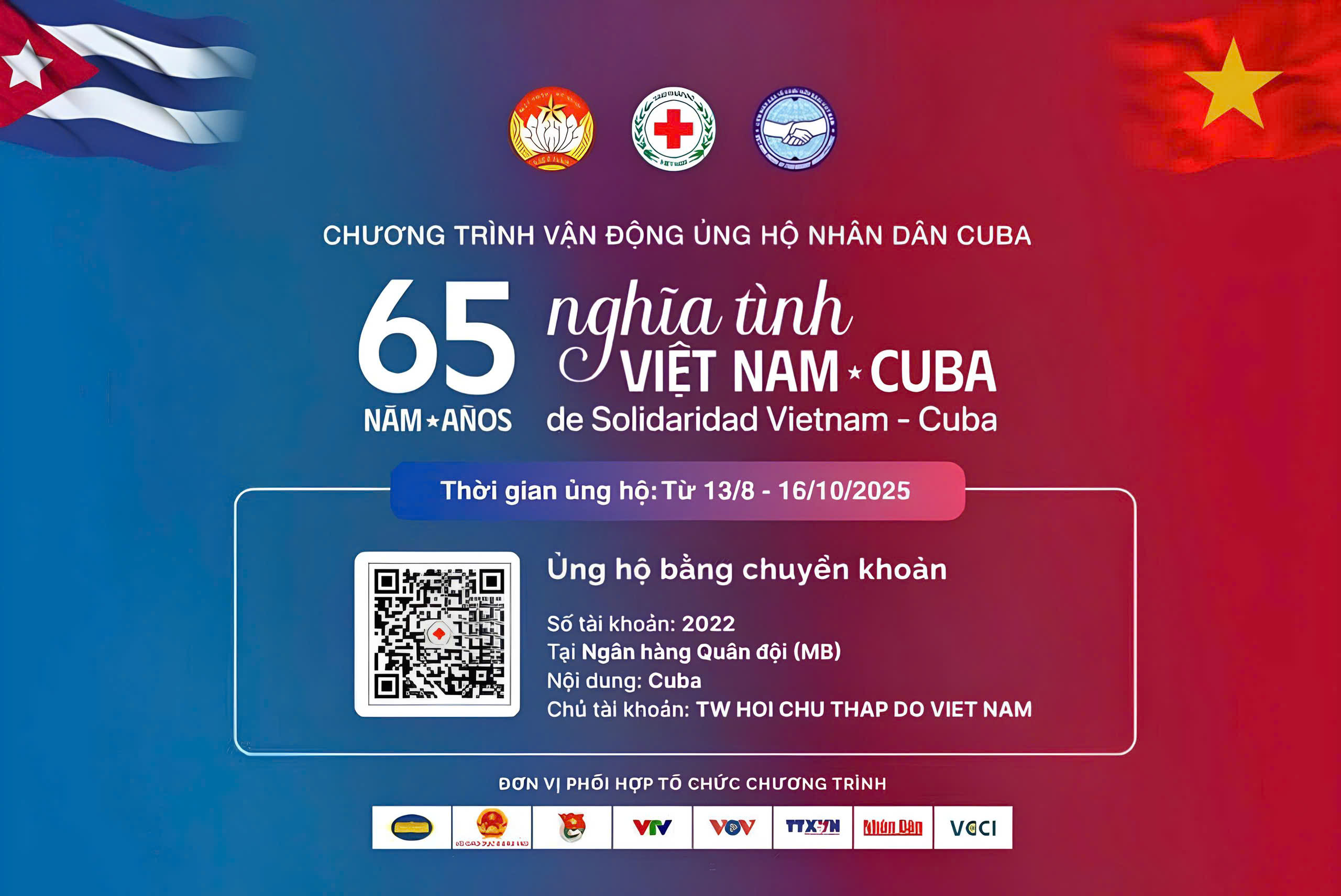Đất Xanh Bắc Trung Bộ chung tay cùng nhân dân Việt Nam ủng hộ Cuba vượt qua khó khăn